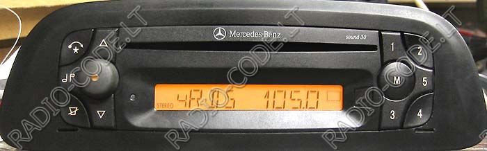 Mercedes stereo code #3