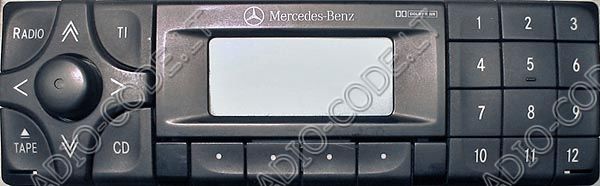 Mercedes benz stereo code resetting